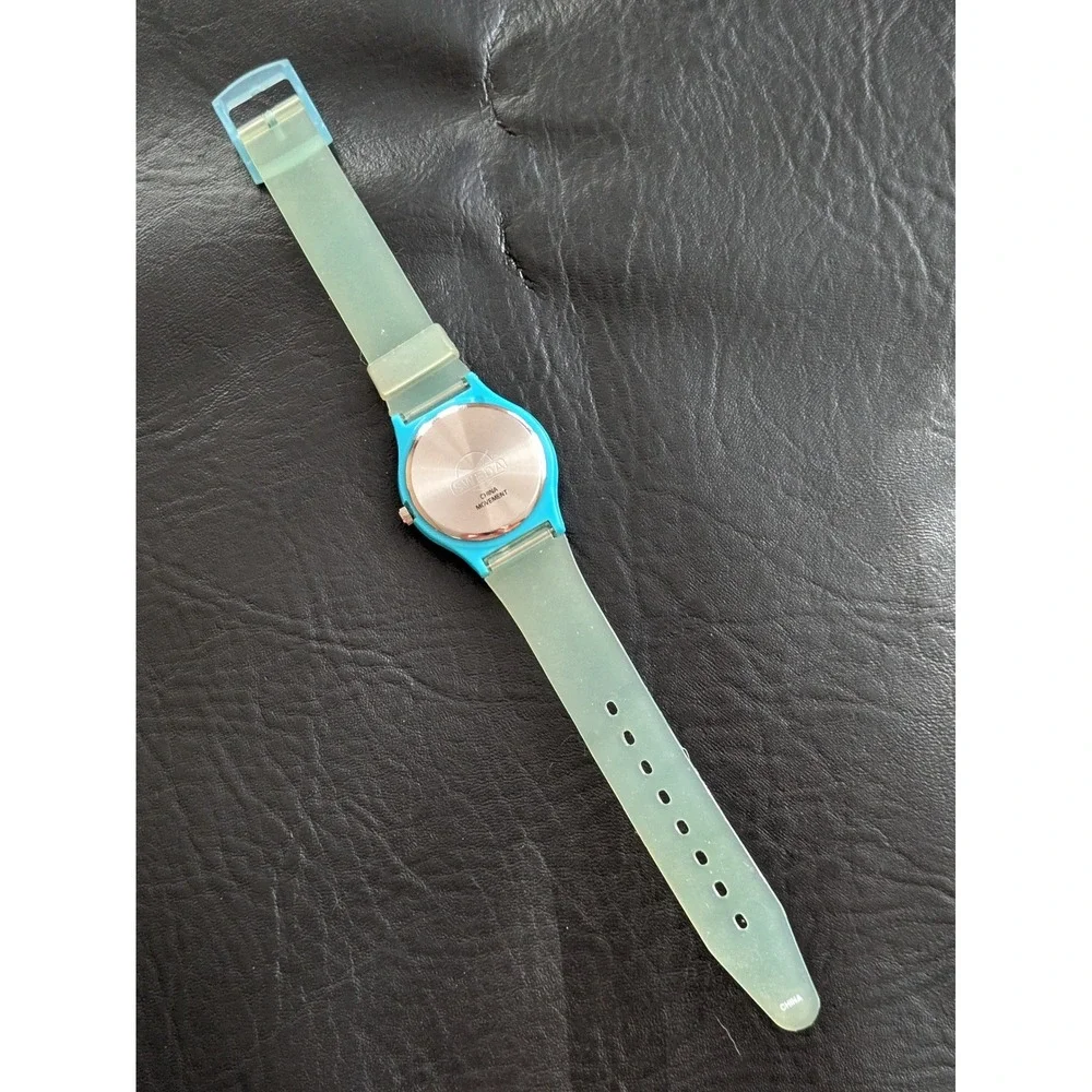 Vintage Windows Me Sweda Watch Microsoft Tech Promo Y2K Teal Blue Translucent